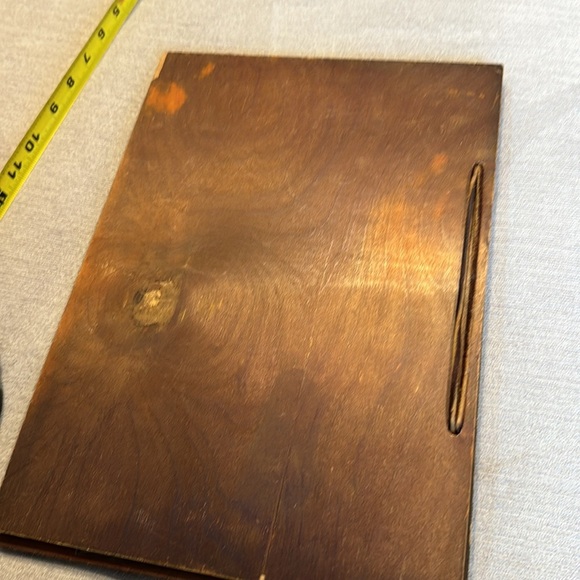 Johnnys  dock restaurant Tacoma, Washington Wood menu vintage - Picture 11 of 11